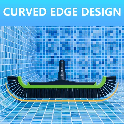 Vista 4 de Sepetrel - Cabezal de cepillo de piscina mejorado para limpieza de paredes, cepillos de limpieza de piscina resistentes para piscinas enterradas