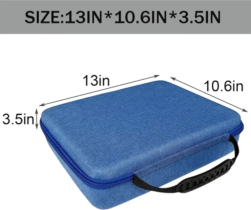 Vista 6 de Speed Cube - Funda rígida de EVA compatible con Shashibo/para Rubik/para Jurnwey/para Roxenda Brain Teaser Fidget Toy. Soporte de viaje