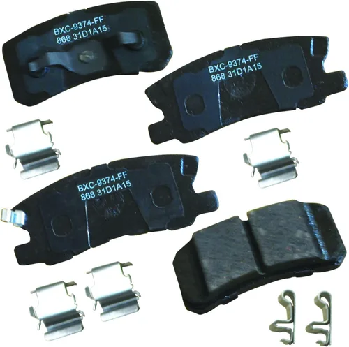 Vista 277 de Pastillas de freno traseras cerámicas Bendix Premium SBC1337 para Cadillac CTS 2014-2008, SRX 2016-2010, Chevrolet Camaro 2015-2010, Saab 9-4X 2011