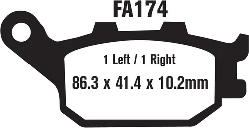Vista 3 de EBC Brakes EBPCK1008 Kit completo de cambio de pastillas de freno sinterizado Doble-H