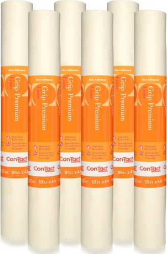Con-Tact Brand Grip Premium - Forro grueso para estantes, versátil de 18 pulgadas x 4 pies, duradero, no adhesivo, antideslizante, para cajones y