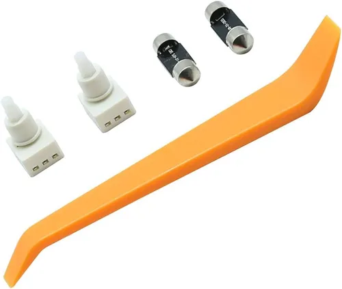 Vista 7 de 2 Piezas Interruptor de Luz Interior + 2 Piezas Bombillas LED de Luz de Cúpula de Mapa Adicionales de Repuesto para Honda