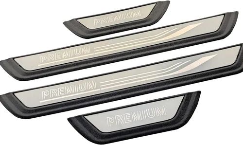 Vista 7 de GZBFTDH Protector de placa para umbral de puerta de automóvil, para accesorios KIA Forte, cubiertas de molduras de acero inoxidable 2020 2021 2022