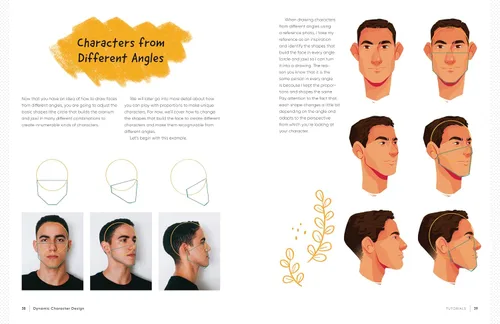 Vista 6 de Dynamic Character Design Draw faces and figures with pencil, markers, digital tools, and more