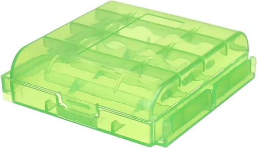 Vista 18 de Fielect 10 Uds 4 x AA/AAA Caja de Almacenamiento de Batería Titular Caja Organizador Azul