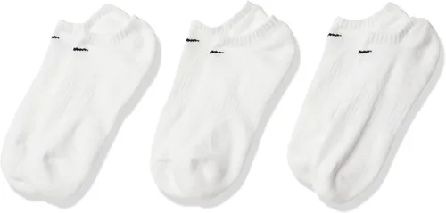 Vista 8 de Nike Unisex Adult Everyday Cushioned Training No-Show Socks (3-Pack)