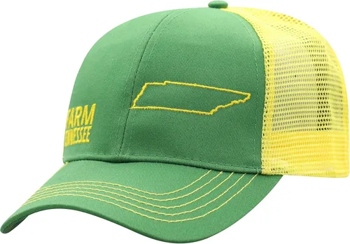 Vista 99 de John Deere Gorra de béisbol con logotipo y malla trasera con contraste, para hombre