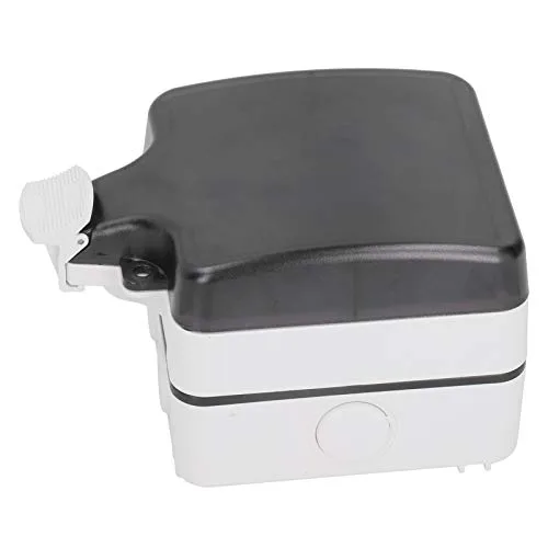 Vista 5 de Caja de conexión original resistente a la intemperie para interiores y exteriores, caja de cable de alimentación eléctrica para temporizadores