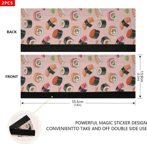 Vista 59 de Juego de 2 fundas para manija de puerta de refrigerador