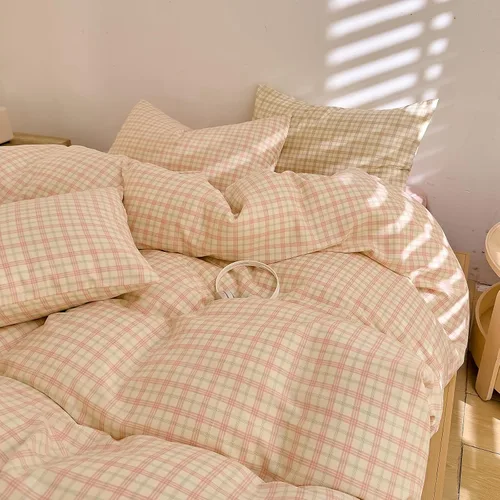 Vista 30 de Funda de Edredón de Fresa para Niña Tamaño Twin, Juego de Ropa de Cama de Fresa Linda, Funda de Edredón de Algodón Suave Kawaii con 2 Fundas