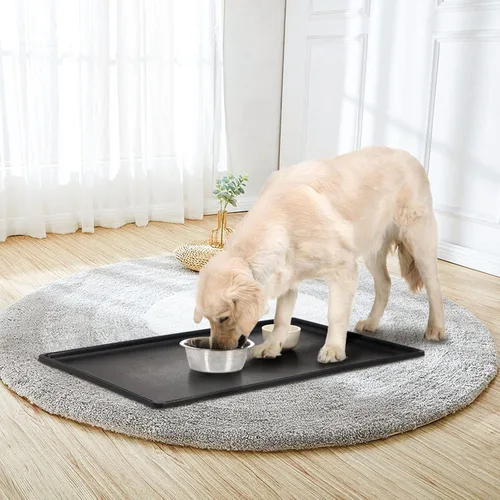 Vista 7 de Cunno 2 Piezas Bandeja de Repuesto para Jaula de Perro Bandeja Inferior de Perrera Bandeja Inferior de Repuesto Bandeja Inferior de Plástico