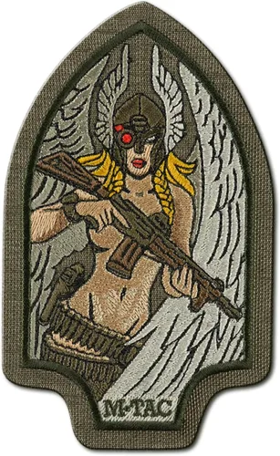 Vista 11 de M-Tac Morale Patch Valkyrie – Parche militar táctico de PVC con cierre de gancho en la parte trasera – Parches para chaleco, mochilas, sombreros