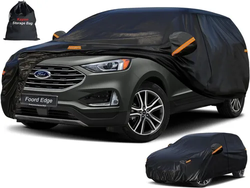Vista 70 de Kayme Cubierta de auto SUV de 7 capas ajuste personalizado para BMW X1 (2009-2025), impermeable, para todo tipo de clima, para automóviles, cubierta