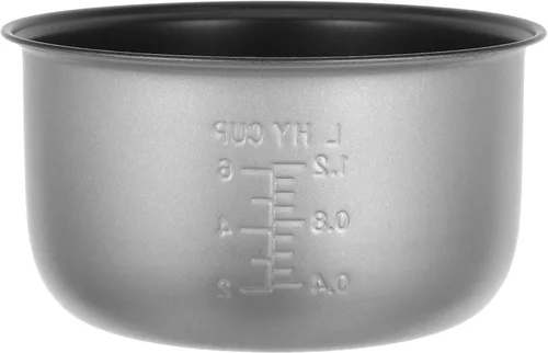 Vista 9 de Yardwe Olla arrocera de 5.5 tazas olla interior antiadherente de repuesto compatible con aroma cuco accesorios de cocina eléctrica de 3 litros