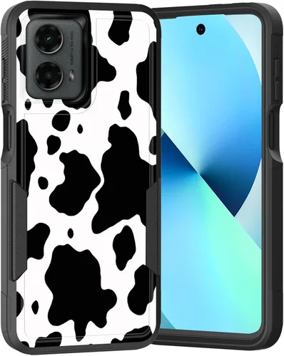 Vista 42 de para Moto G Play 4G 2024, funda de dos capas híbrida resistente y a prueba de golpes, PC duro + silicona suave protectora para Motorola Moto G Play