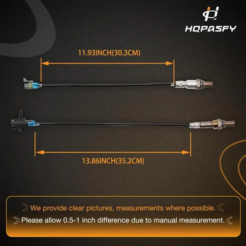 Vista 6 de Sensor O2 aguas arriba y aguas abajo, compatible con Chevy Captiva 2.4L 2012-2014, Chevy Equinox 2011-2013, GMC Terrain 2011-2014, sensor de oxígeno