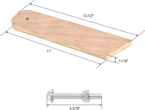 Vista 2 de SCOTTCHEN Patas de tablero de Cornhole para fabricante de bricolaje de tablero de cornhole, accesorios de tablero de cornhole 4 piezas con accesorios