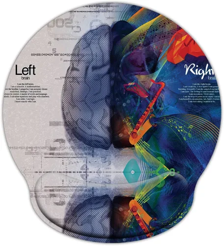 Vista 5 de Alfombrilla de cuero para mouse con soporte de muñeca de espuma viscoelástica ergonómica, ligera, antideslizante, para oficina, juegos, computadora