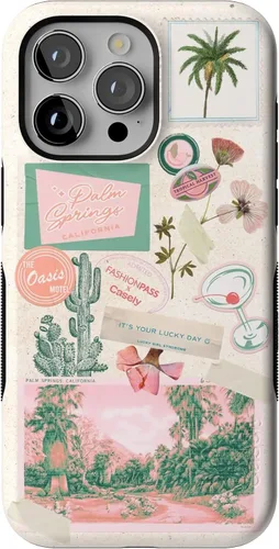 Vista 122 de Casely Funda para iPhone 15 Pro Viva La Vida Frida Kahlo Collage Diseño protector audaz Compatible con MagSafe