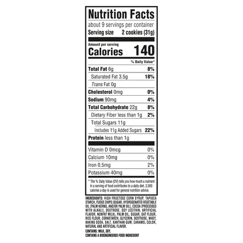 Vista 2 de CHIPS AHOY! Galletas masticables sin gluten con chispas de chocolate fudgy, 9.75 oz