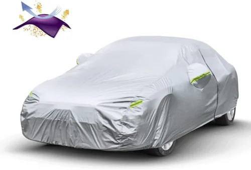 KouKou Oxford - Cubierta impermeable para automóvil, para todo tipo de clima, para exteriores, contra la lluvia, el polvo, el sol, UV, para sedán