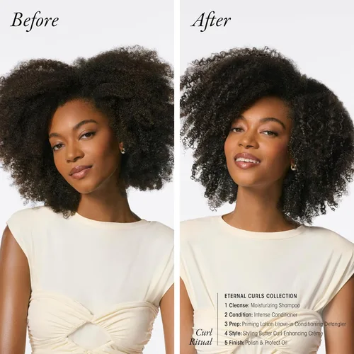 Vista 2 de Oribe Styling Butter Curl Enhancing Crème, 6.8 onzas líquidas (paquete de 1)