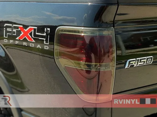 Vista 7 de Rvinyl Kit de película de vinilo precortada para luz trasera tintada en humo opaco compatible con Nissan Altima 2019-2024 - Parte posterior adhesiva