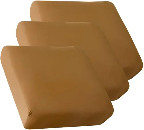 Vista 19 de HOOBUY Funda de cojín impermeable para sofá, 2 piezas, elástica para sofá, protector de muebles con elástico, adecuado para sofá biplaza, sofá de 2