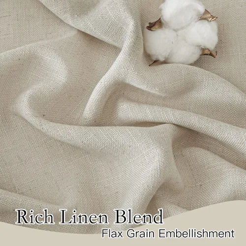 Vista 69 de RYB HOME Cortinas Cortas de Lino con Cenefas Swag - Niveles Semitransparentes para la Parte Superior de Ventanas, Decoración del Hogar con Filtrado