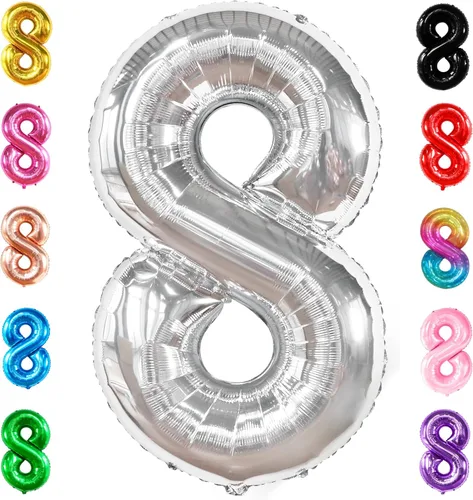 Vista 222 de KatchOn, Globo gigante de oro rosa con el número 5 de 40 pulgadas, globos de cinco globos de oro rosa con el número 5, decoraciones de cumpleaños 5