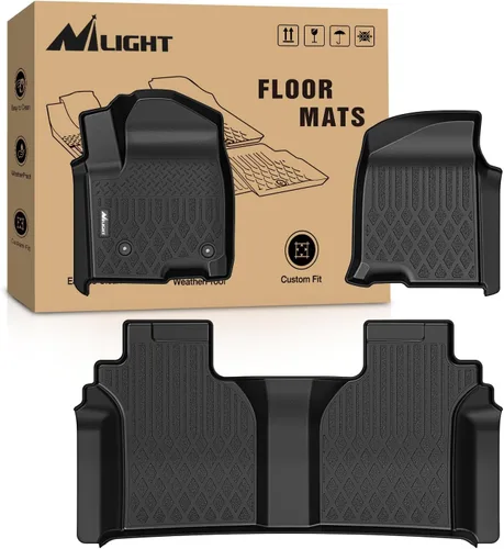Vista 18 de Nilight Alfombrillas TPE para Chevy Silverado GMC Sierra Crew Cab 1500 2500 2500HD 3500HD 1999-2006, 2007 Silverado GMC Sierra Classic Body