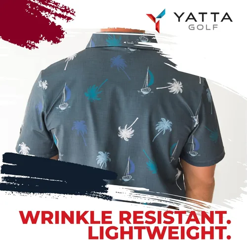 Vista 6 de YATTA Golf Polo de golf de rendimiento destacado - Hombre