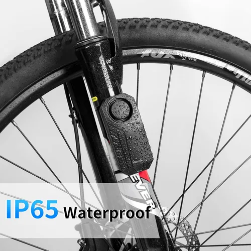 Vista 7 de WSDCAM Sistema de alarma con sensor de vibración antirrobo de 113 dB para bicicleta eléctrica, motocicleta, carrito de golf, remolque, buzón, puerta