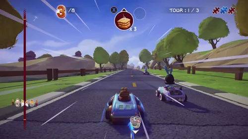 Vista 3 de Garfield Kart Furious Racing (PS4) - PlayStation 4 y PAC-MAN World Re-PAC - PlayStation 4