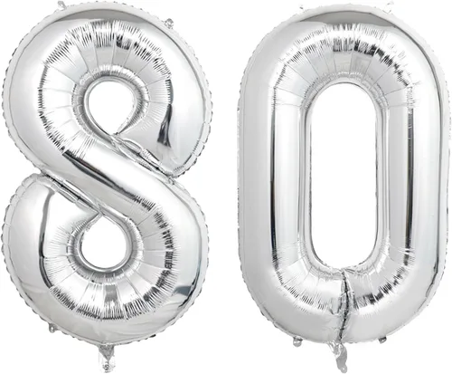 Vista 83 de Globos gigantes de números negros de 40 pulgadas, globos de aluminio de Mylar con helio para cumpleaños, globo número 0 para decoración de fiestas