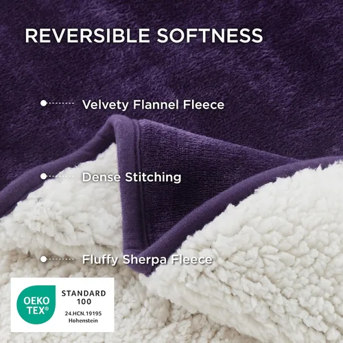 Vista 21 de Bedsure - Mantas impermeables para perros pequeños - Manta de felpa de sherpa con impresión suave lavable para perros y gatos, protector de muebles