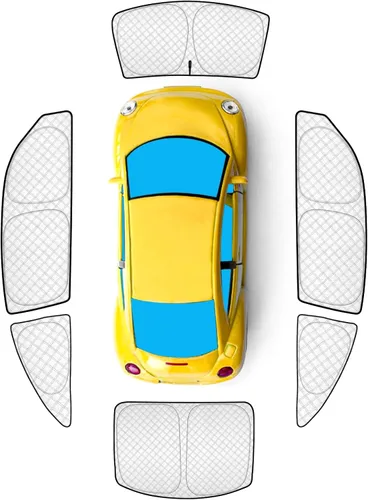 Vista 127 de KMF 6 piezas de parasoles gruesos para Mazda 3 Hatchback (No Sedán) 2014-2018 Accesorios, parasoles completos para parabrisas y ventanas de coche