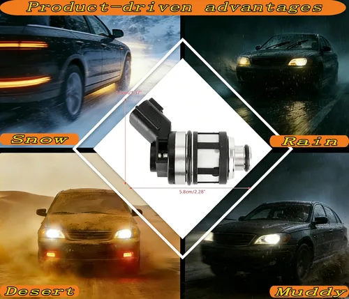 Vista 7 de Juego de 6 inyectores de combustible JS23-1 16600-38Y10 de repuesto para Nissan Frontier Pathfinder Xterra 3.3L 1996-2004, aumenta la potencia