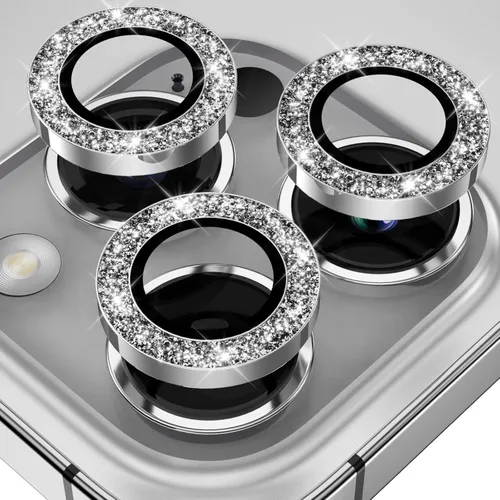 Vista 48 de YWXTW Protector de lente de cámara para iPhone 17 Pro/iPhone 17 Pro Max, [bandeja de instalación de 1 paso] Protector de pantalla de vidrio