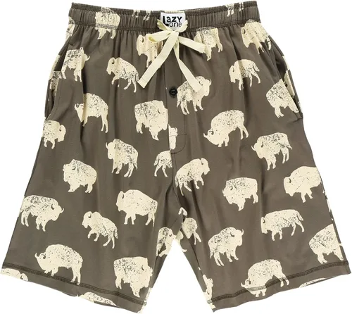 Vista 75 de Lazy One - Pantalones cortos de pijama para hombre, ropa de dormir