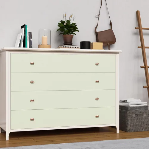 Vista 6 de LaCheery Papel tapiz autoadhesivo de 50 x 3 pulgadas, color verde salvia, para despegar y pegar, bordes de pared de dormitorio, para sala de estar