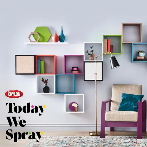 Vista 5 de Revestimiento de acrílico en aerosol Crystal Clear de Krylon, 6 onzas, Transparente, K01303A07