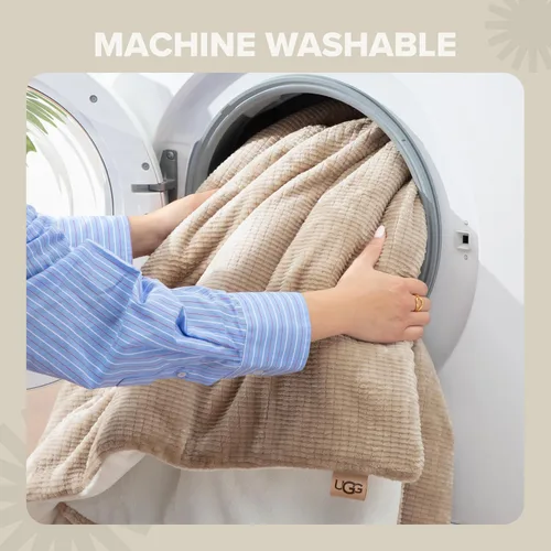 Vista 7 de UGG Remina - Juego de edredón individual de 4 piezas, cama en una bolsa con manta, funda de almohada decorativa y edredón reversible, ropa de cama