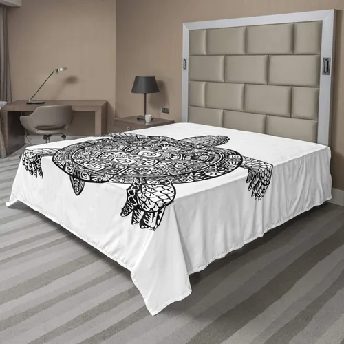 Vista 100 de Ambesonne Sábana encimera de reglas de baño, texto de texto de texto de «Don't Spread Gérmenes» con estampado de dibujos animados, suave y cómoda