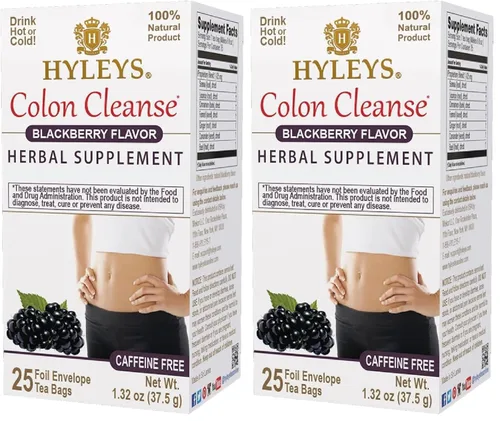 Vista 15 de Hyleys Colon Cleanse Tea sabor a bayas de Goji (paquete de 6 – 150 bolsas de té en total)