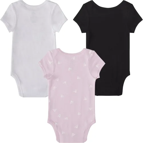 Vista 2 de adidas baby-girls 3-pack Short Sleeve Bodyshirt Set