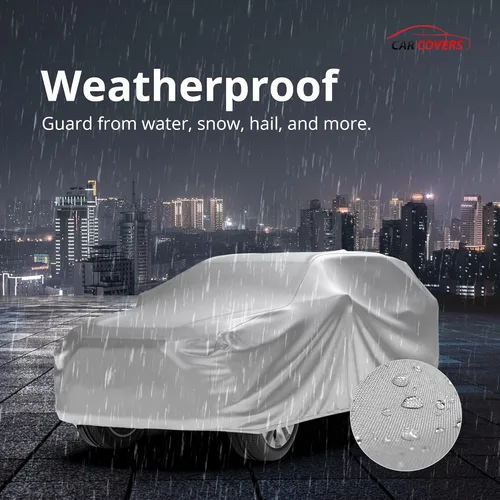 Vista 4 de Cubierta para SUV resistente a la intemperie compatible con Mitsubishi Montero 1990, para exteriores e interiores, protege del agua de lluvia