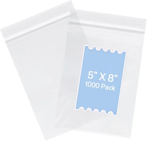 Vista 9 de 1000 unidades – Bolsas de plástico pequeñas de 3 x 4 pulgadas, bolsas transparentes con cierre de cremallera recerrable con cierre superior