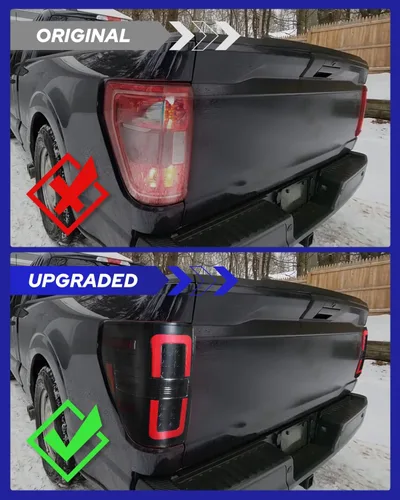 Vista 4 de AUTOONE - Para 2009-2014 Ford F150 Ensamblaje de Luz Trasera LED F-150 Luces Traseras Actualizadas Compatibles con 2009 2010 2011 2012 2013 2014