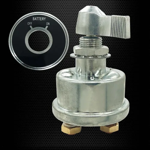 Vista 4 de Ampper - Interruptor de desconexión de batería 12V - 48V, interruptor maestro de desconexión de batería, corte de energía, apagado para auto